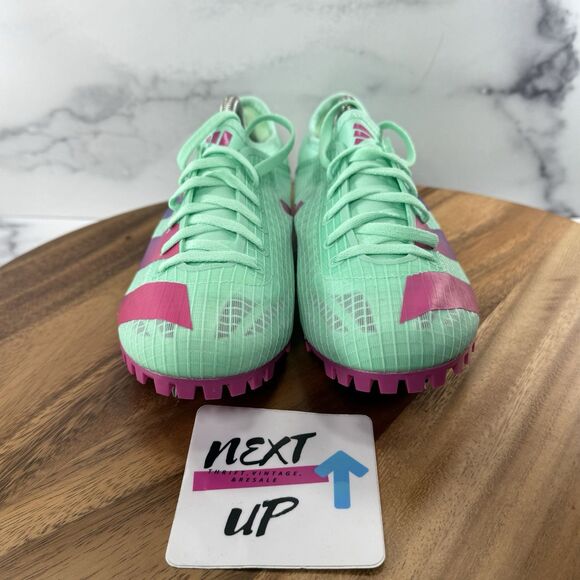 Men's size 7.5-Adidas Sprintstar GV9067 Track Spikes Shoes Celadon-Turquoise NEW - Picture 2 of 9